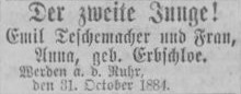 Teschemacher, Sohn 2