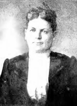 Cora Stipes, die Ehefrau von Leroy Colby