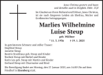 Wüllner, Marlies Louise Wilhelmine