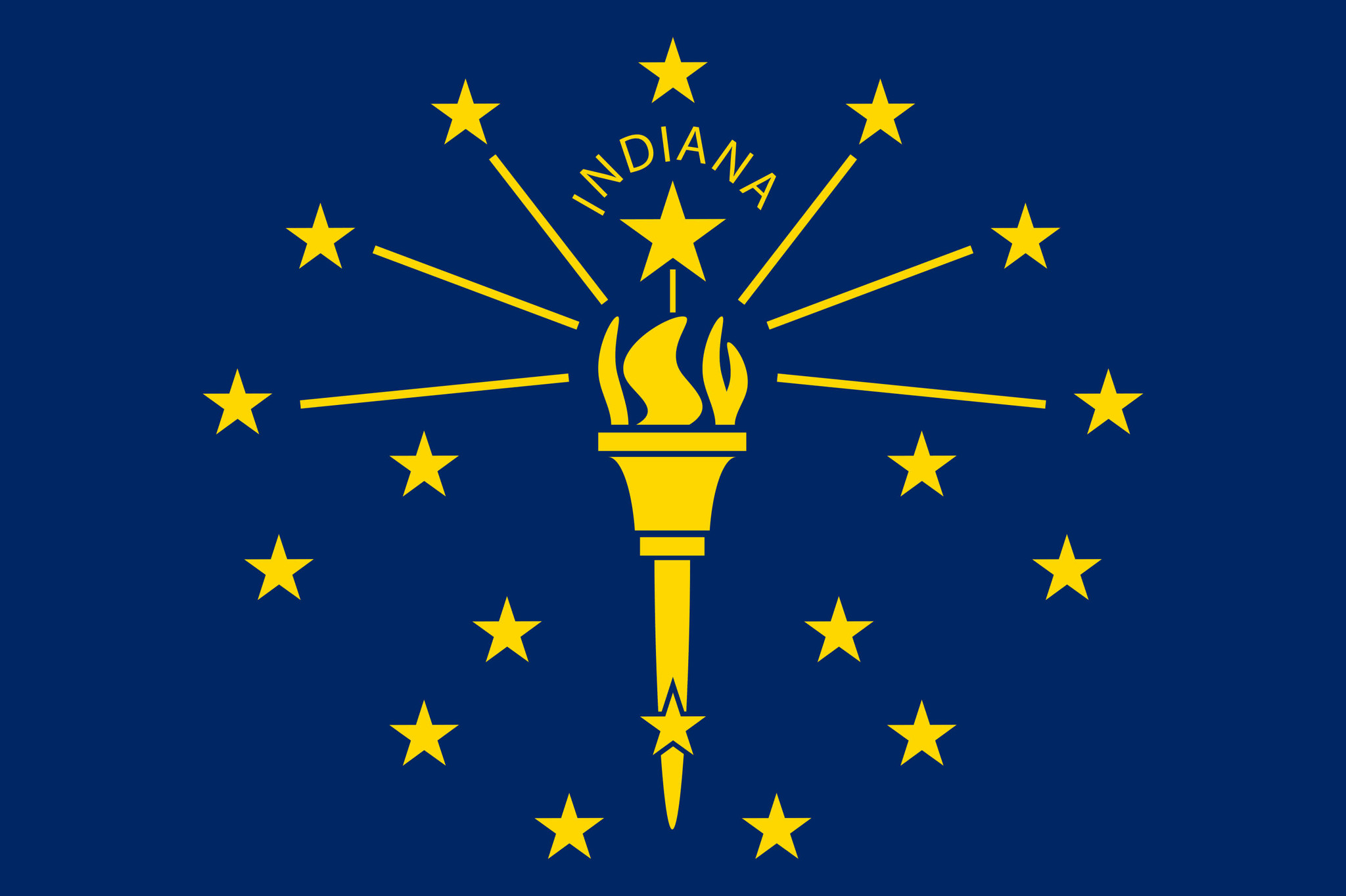 Fahne Indiana